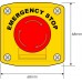 24306 - Emergency stop switch & enclosure (1pc)